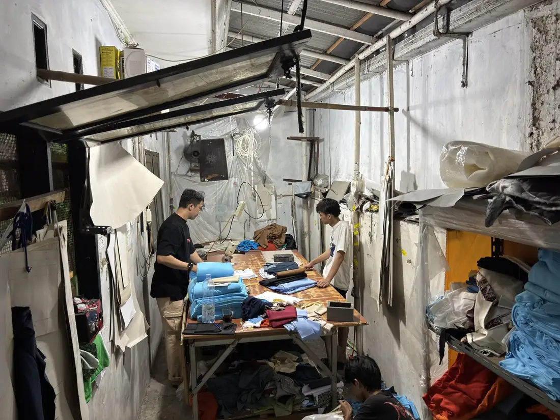 Area produksi dan persiapan bahan